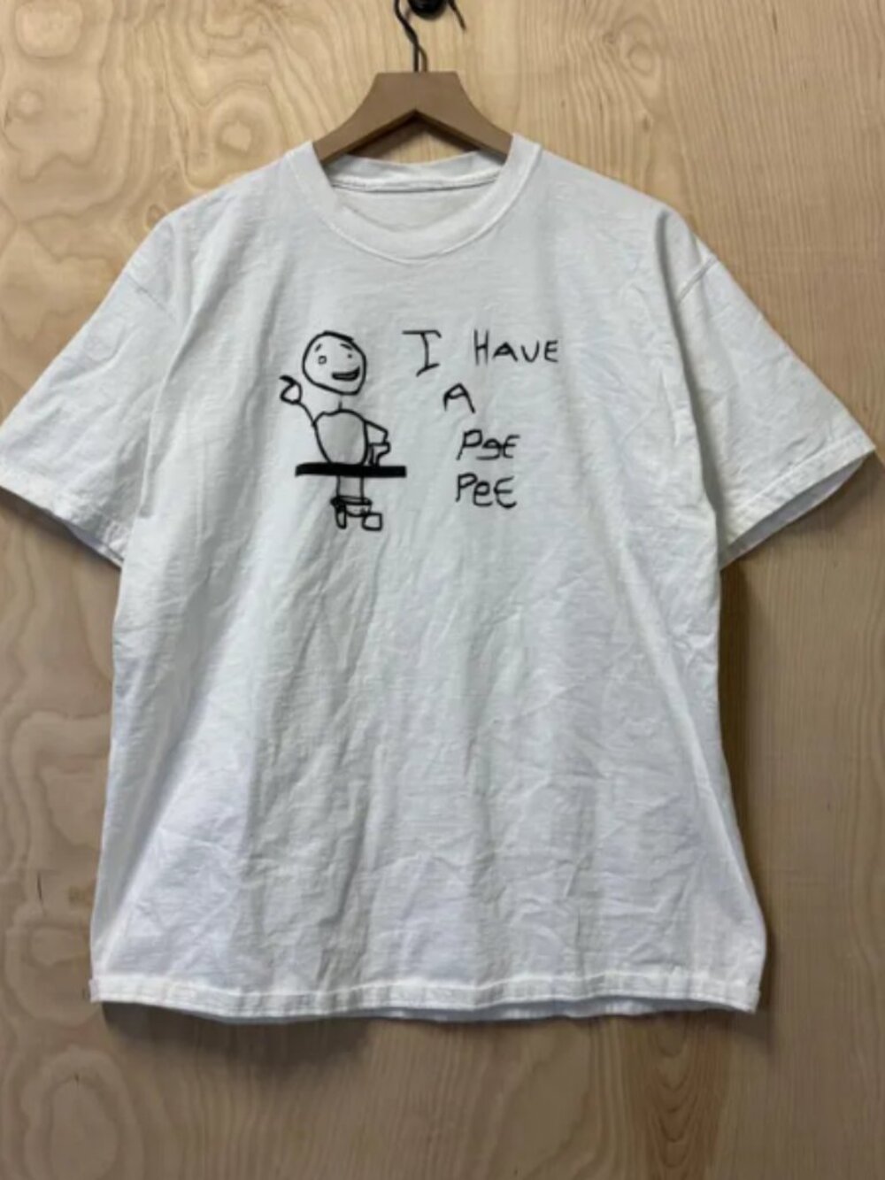 I Have A Pee Pee Pie Bot Art oversized tee unisex T shirt